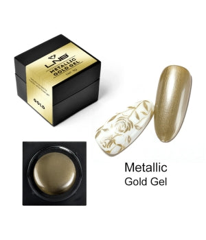GOLD METALLIC COLOR GEL LNB 8 ML