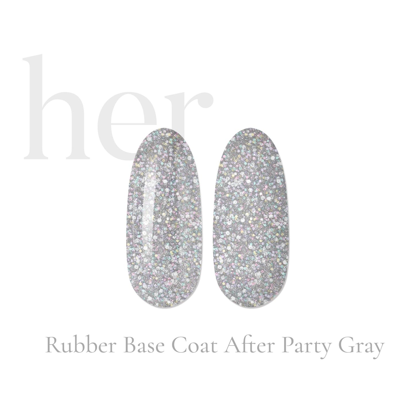 Rubber Base Coat AFTER PARTY GRAY