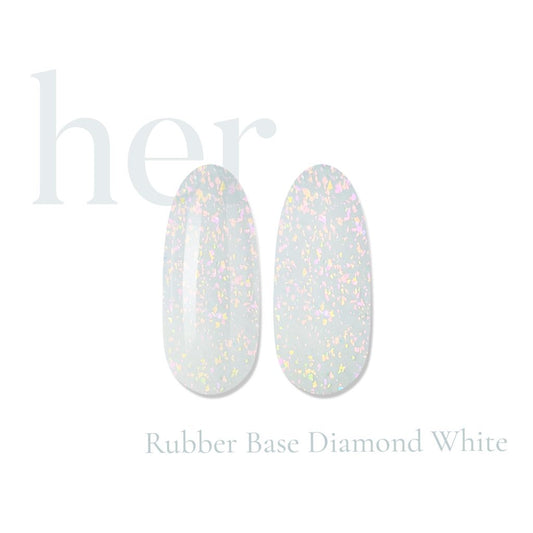 Rubber Base DIAMOND WHITE