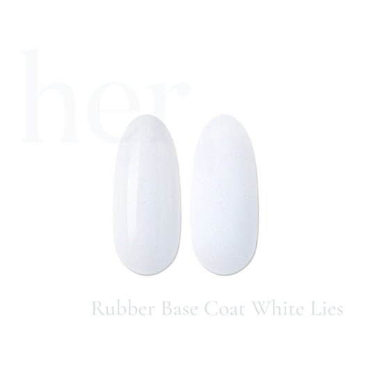 Rubber Base Coat WHITE LIES