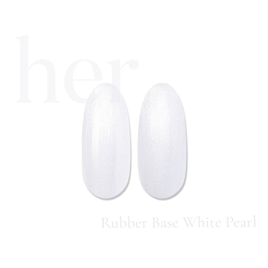 Rubber Base WHITE PEARL