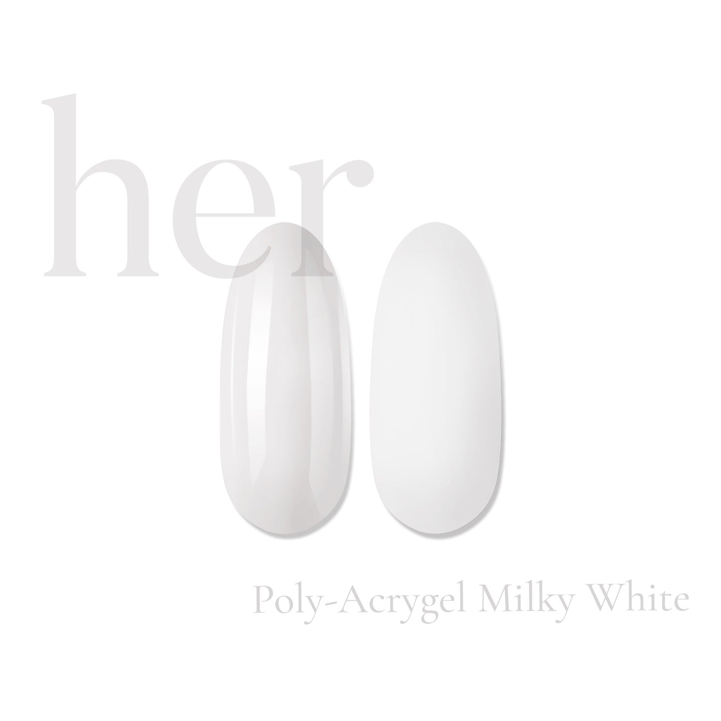 Poly-Acrygel MILKY WHITE 30G