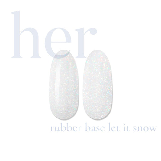 Rubber Base LET IT SNOW